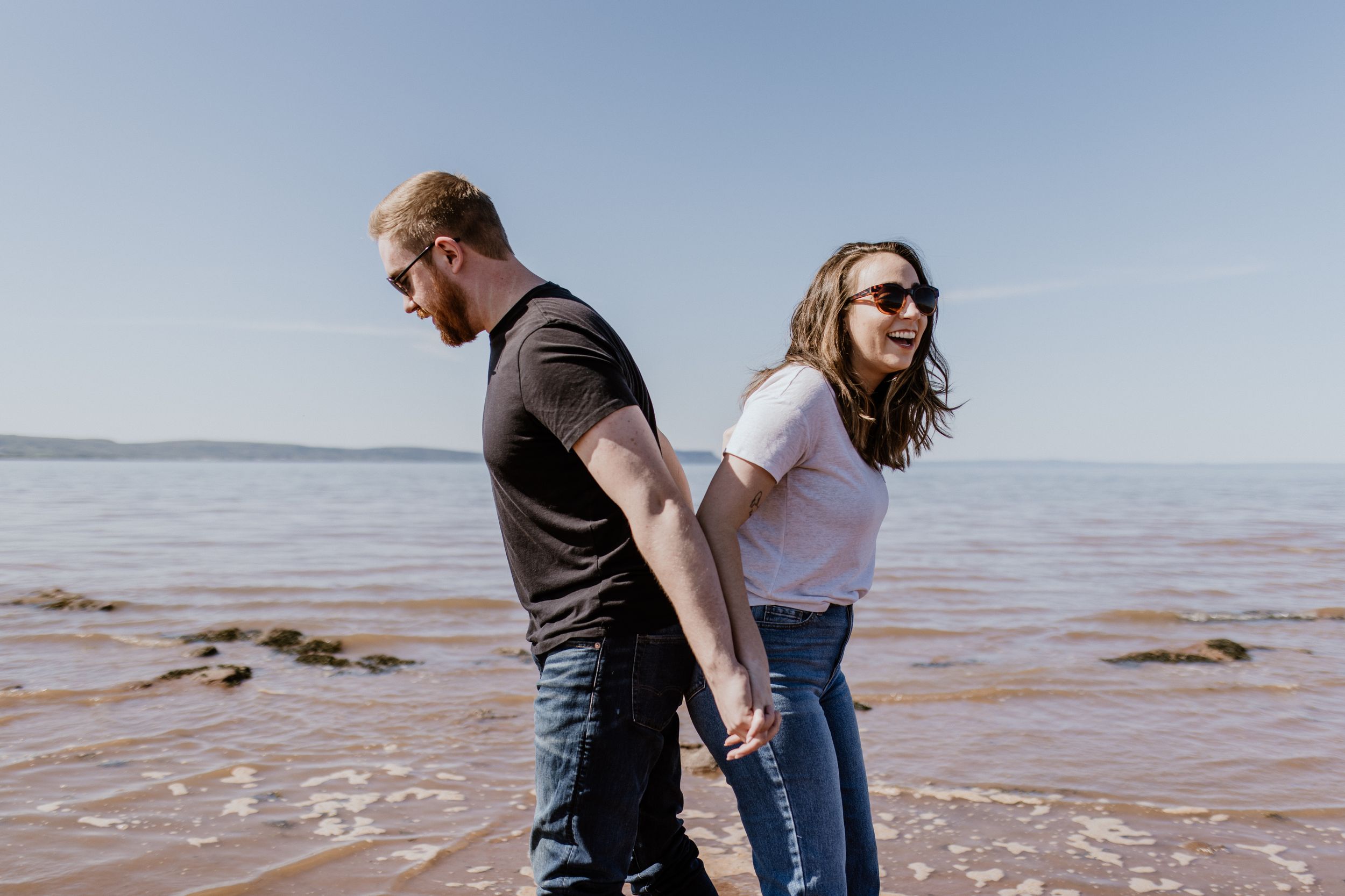 Beach session at Evangeline Beach, Annapolis Valley, Nova Scotia Canada