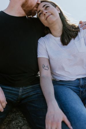 Beach couples session at Evangeline Beach, Annapolis Valley, Nova Scotia Canada