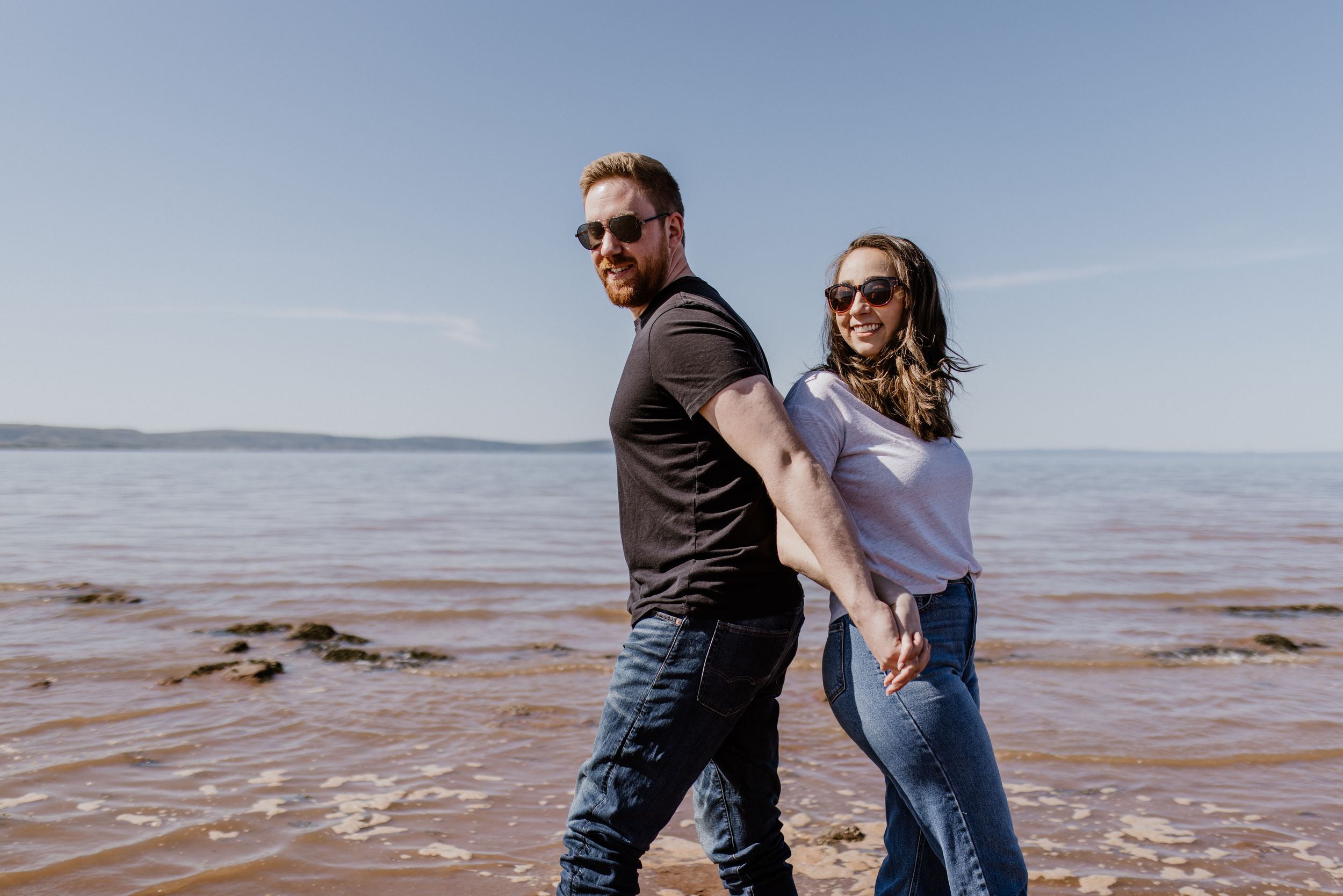 Beach session at Evangeline Beach, Annapolis Valley, Nova Scotia Canada