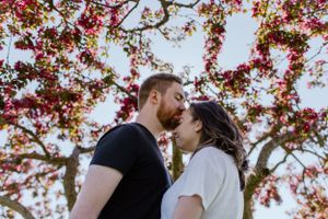 Beach couples session in Grand Pre, Annapolis Valley, Nova Scotia Canada