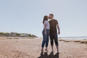 Beach session at Evangeline Beach, Annapolis Valley, Nova Scotia Canada