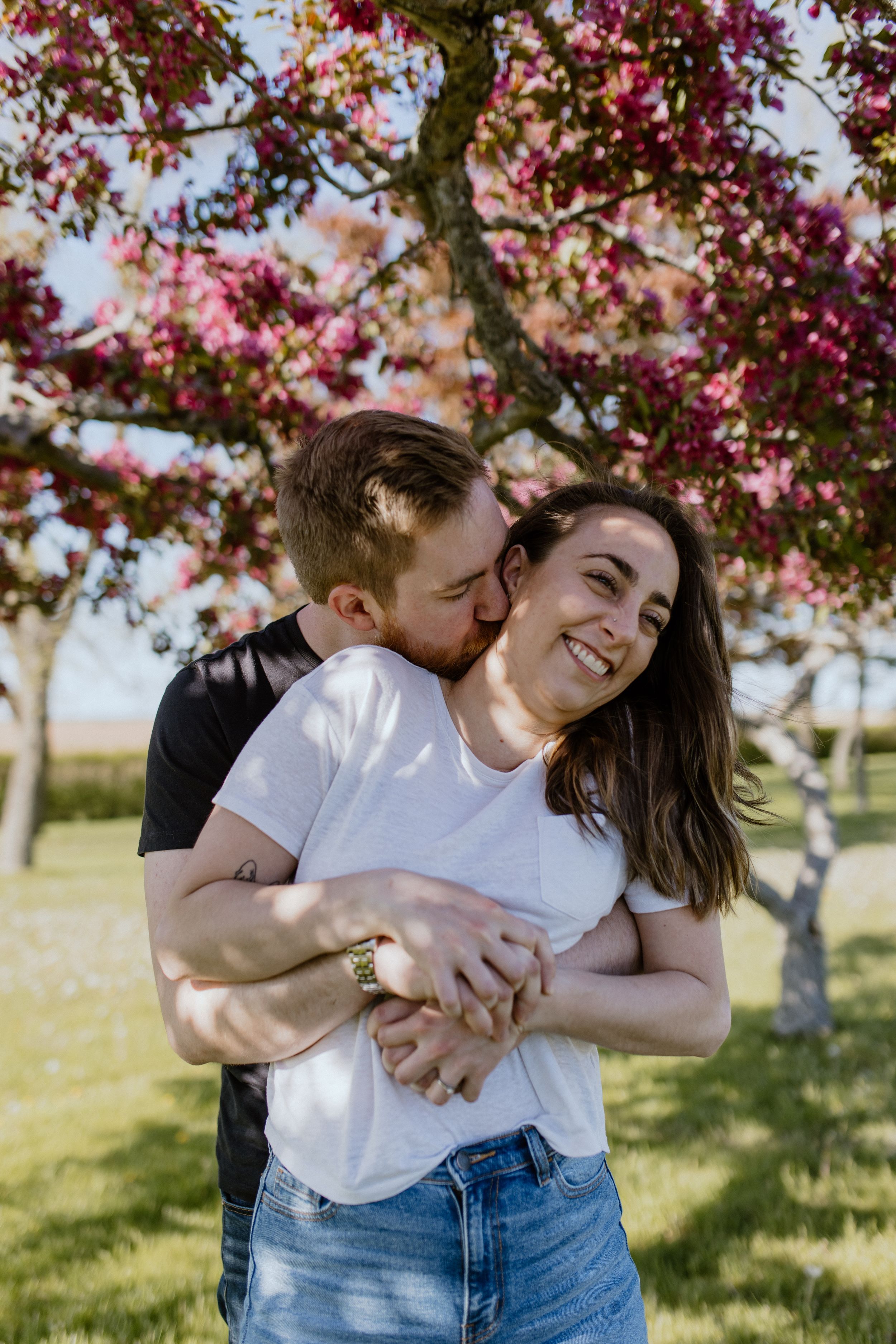 Beach couples session in Grand Pre, Annapolis Valley, Nova Scotia Canada
