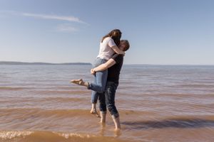 Beach session at Evangeline Beach, Annapolis Valley, Nova Scotia Canada