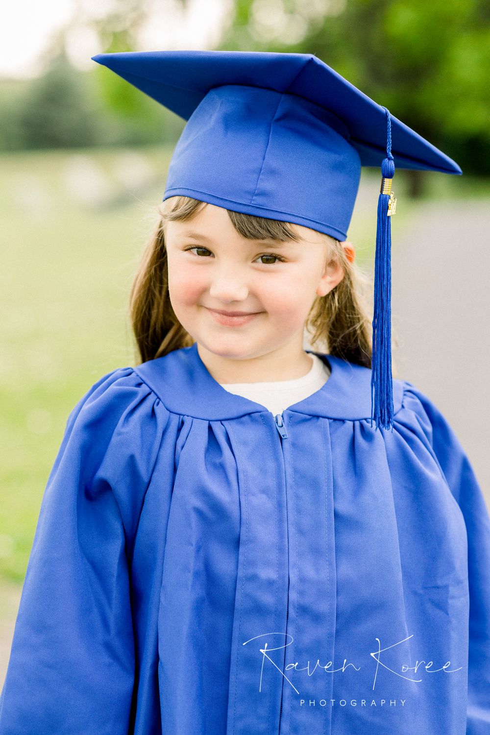 Johnson University Early Childhood Learning Center preschool graduation photo outside in Knoxville Tennessee