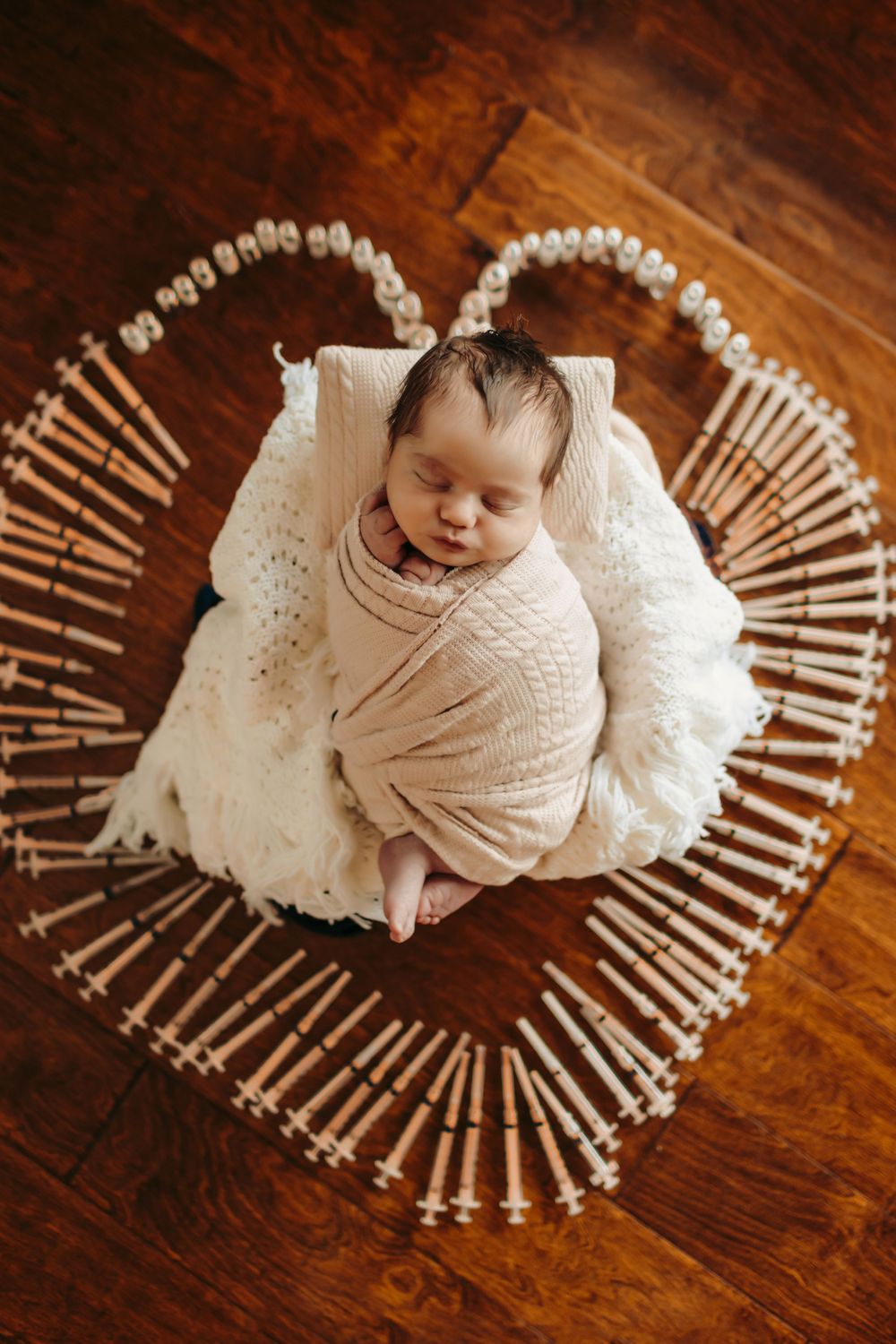 Natural light newborn photography in Mooresville NC