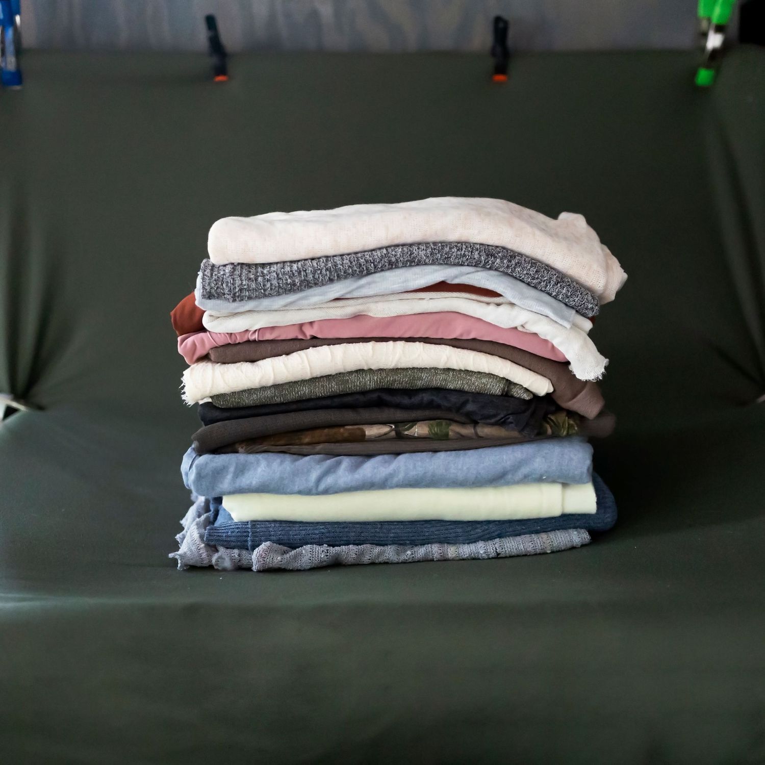 blankets and backdrops for studio newborn photography