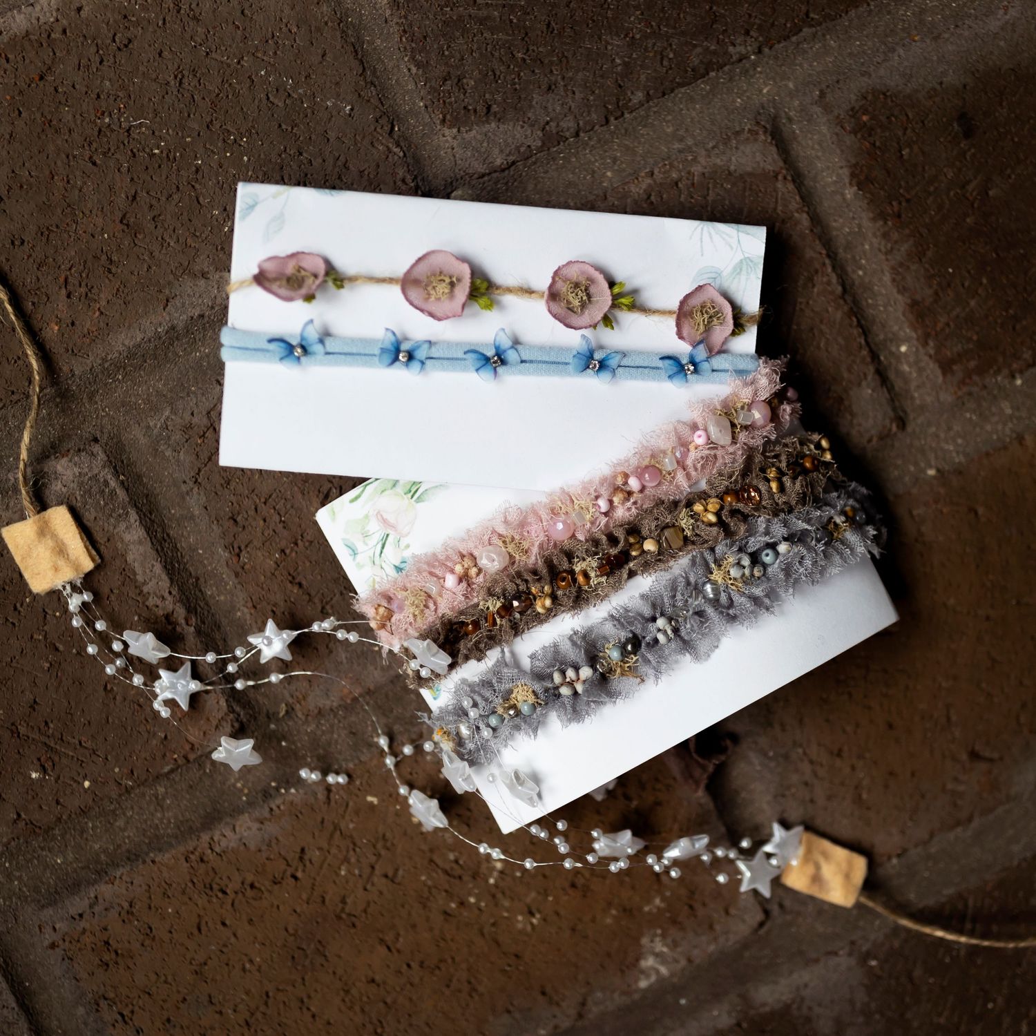 headbands, tiebacks for newborn photography