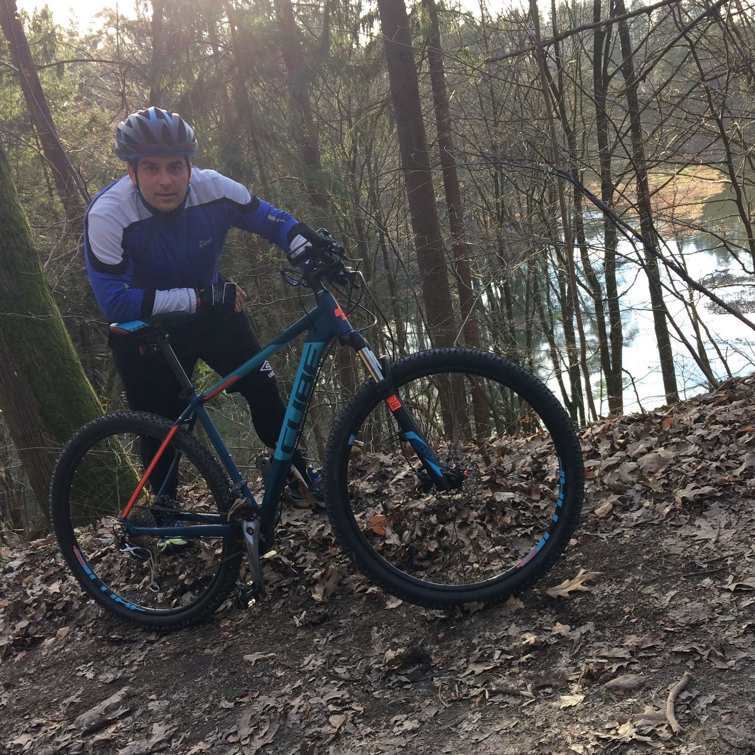 Wojciech Grzegorczyk i jego hobby. Jazda na rowerze.