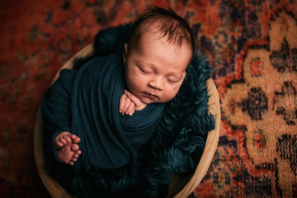 boho newborn session