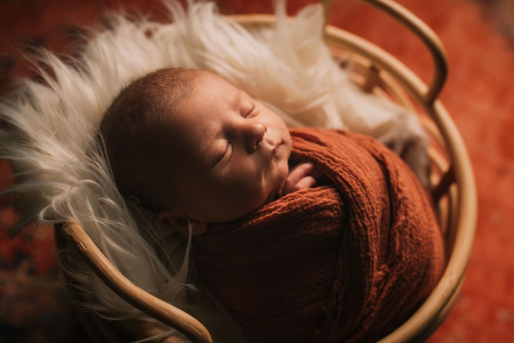 boho newborn session