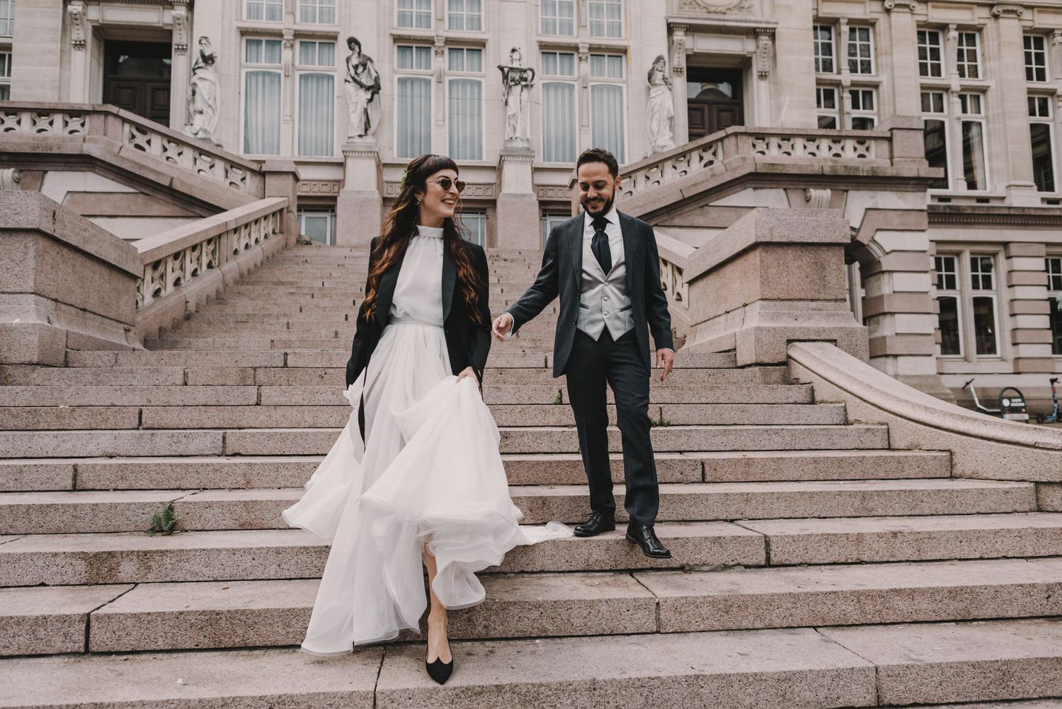 photographe de mariage saint gilles Bruxelles wedding dress