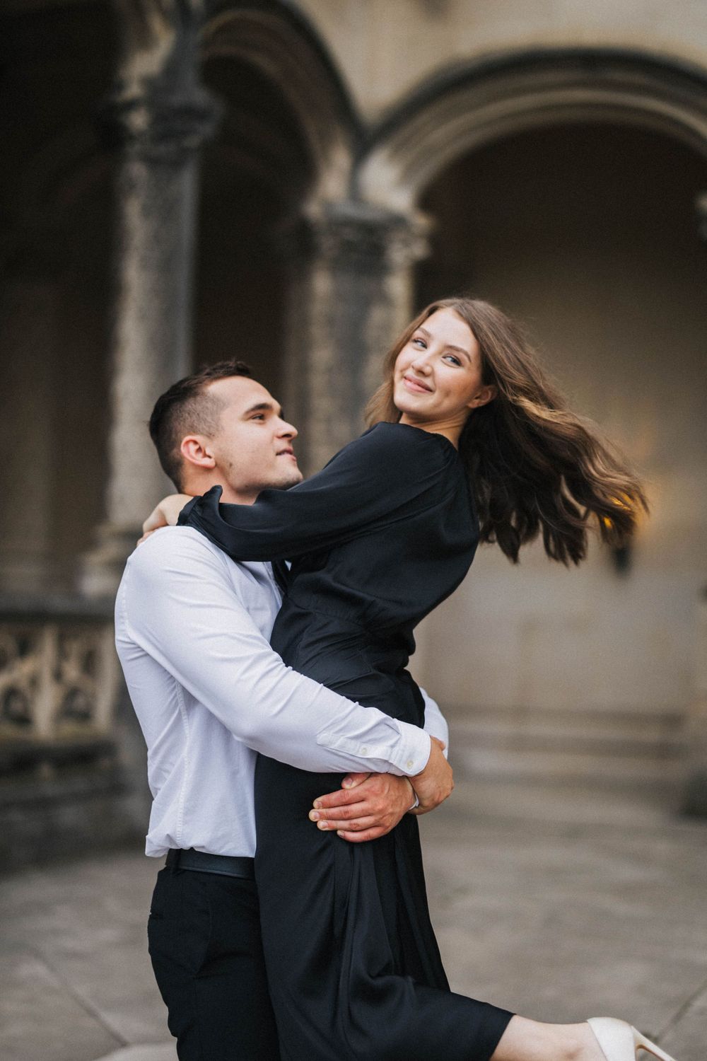Asheville biltmore estate engagement session