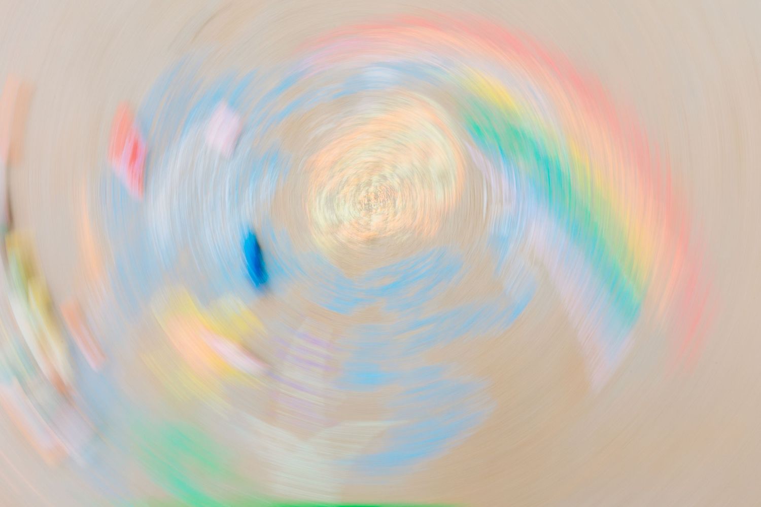 light painting image of sidewalk chalk