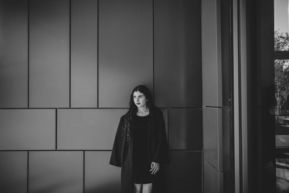 black and white. graduation girl. UTRGV session. Edinburg, Texas. wedding photography