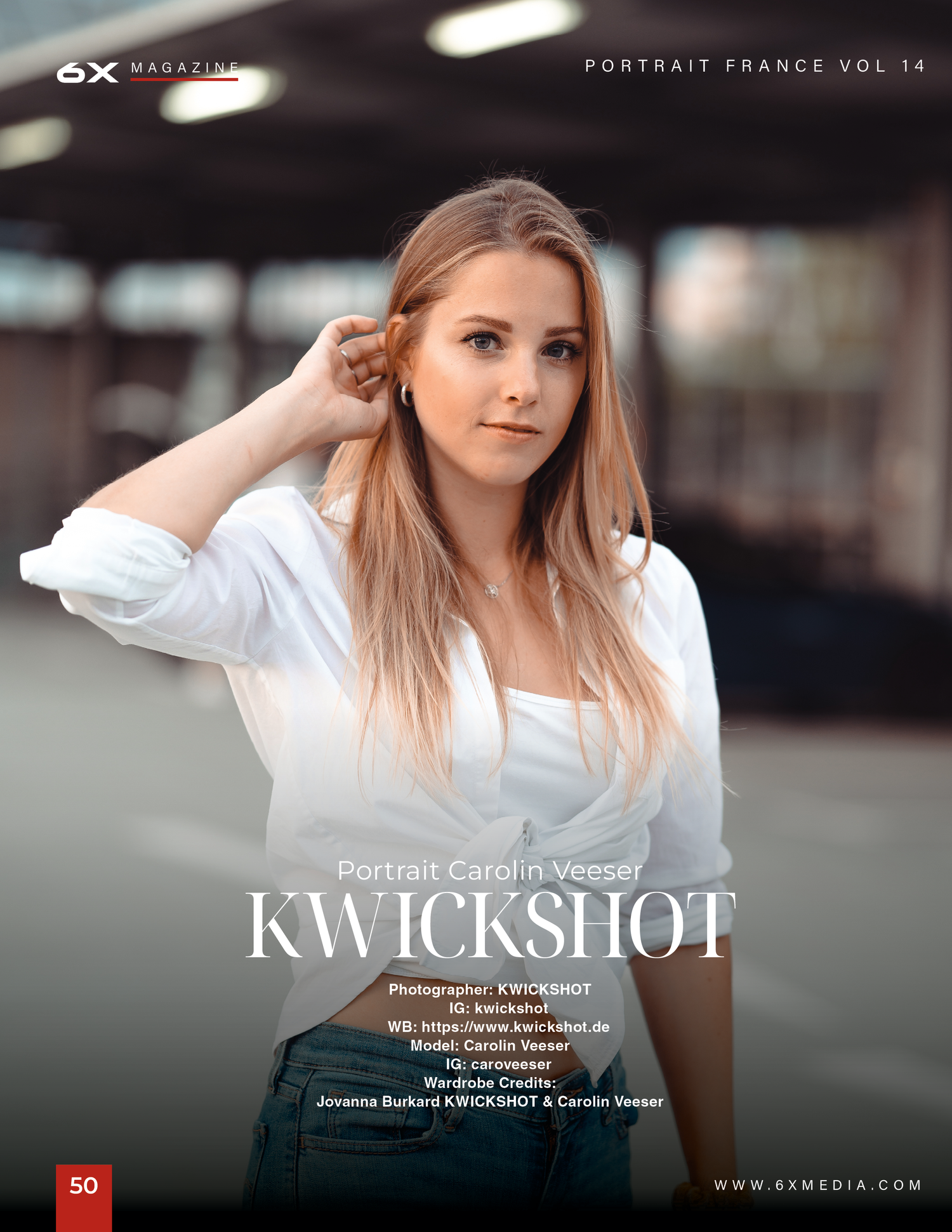 Portrait Carolin Veeser 6x Magazine Bad Saulgau Jovanna Burkard KWICKSHOT