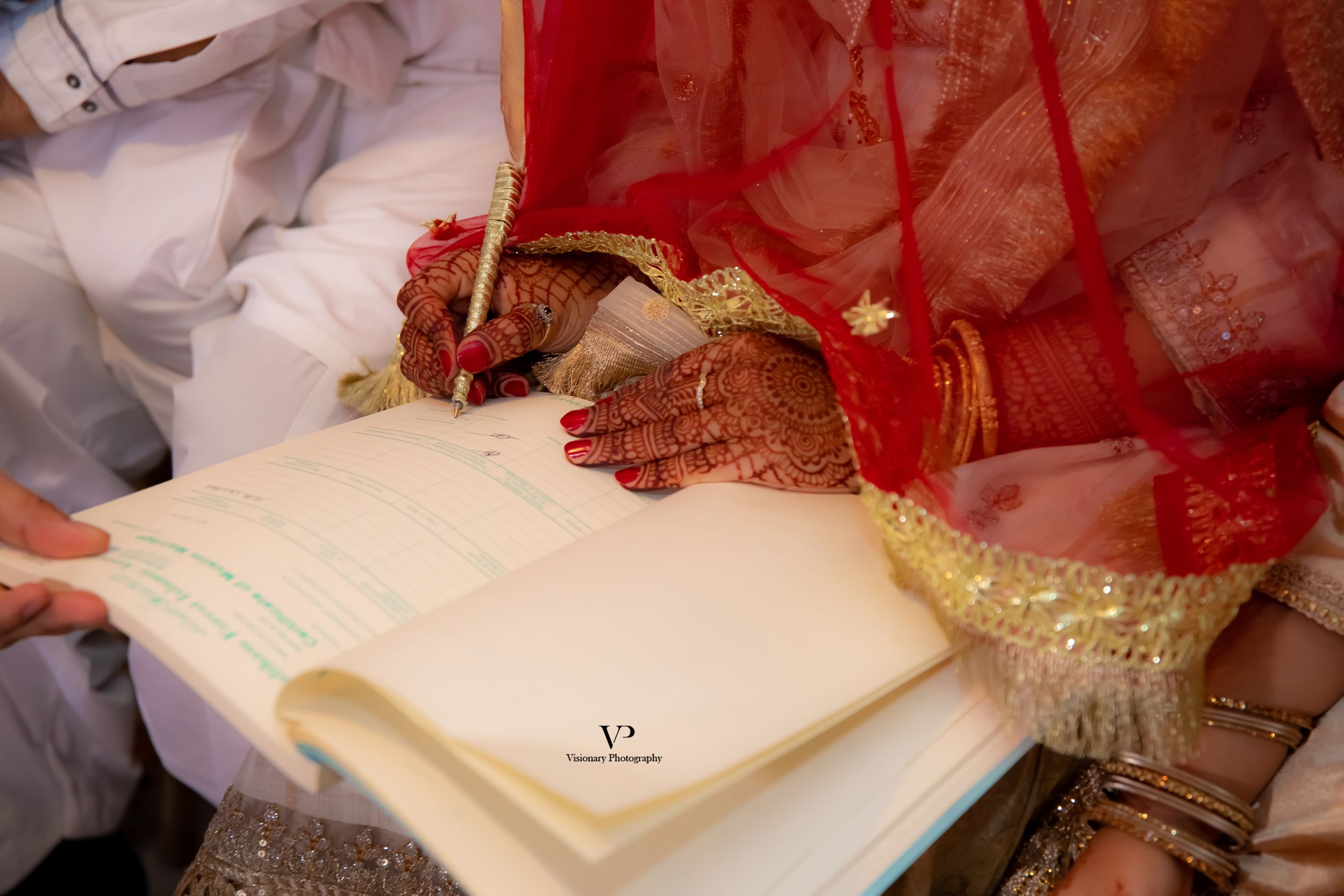 Muslim Wedding Signature of Registry Book