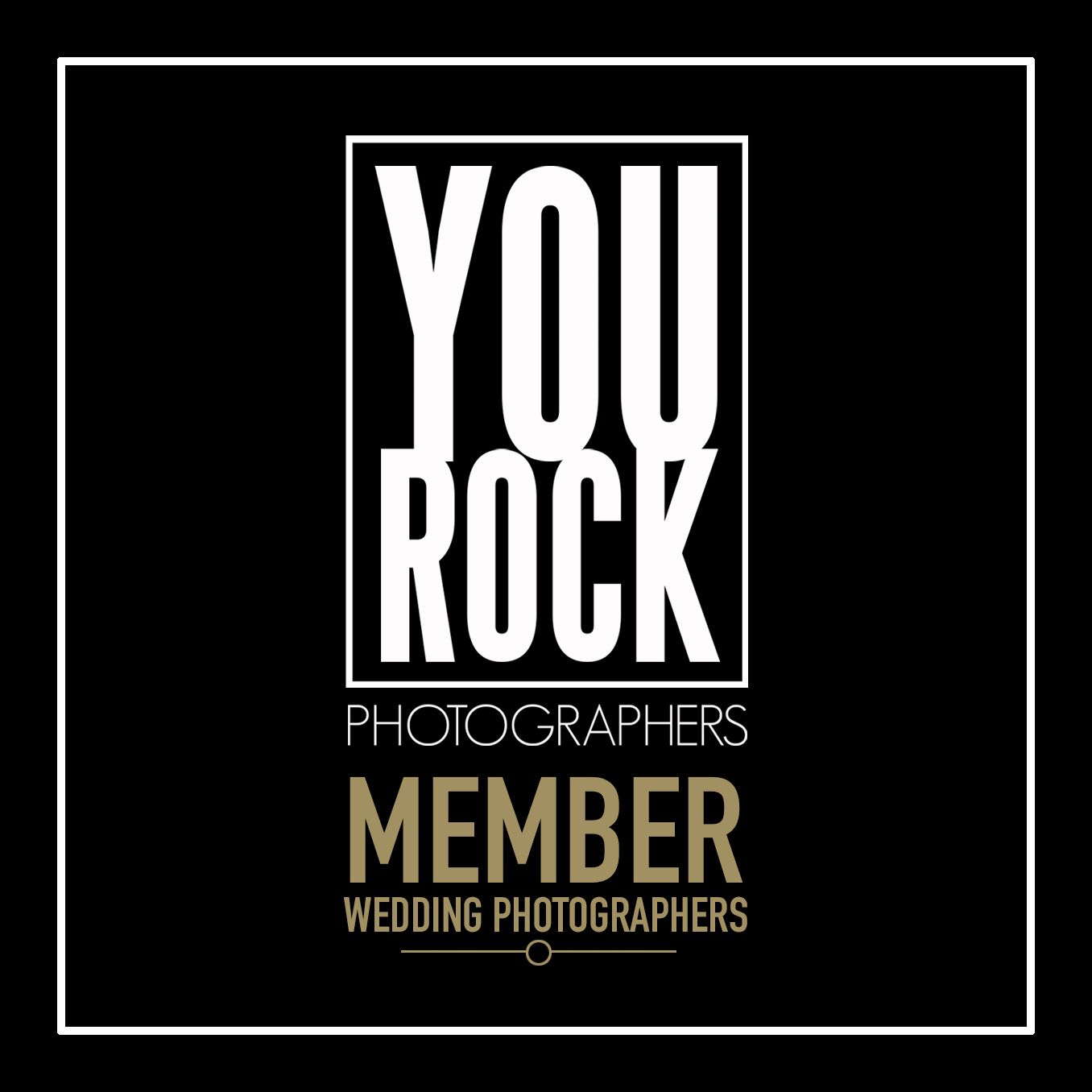 You Rock Photographers member badge for wedding photographers.