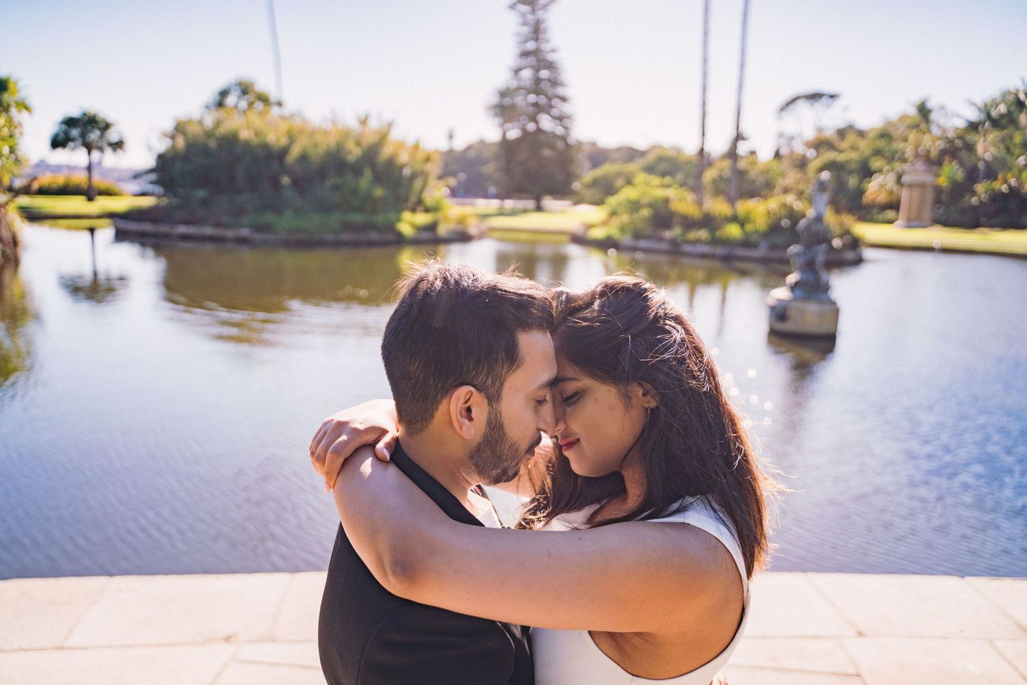 Sydney botanical garden engagement capture by About Life Photography