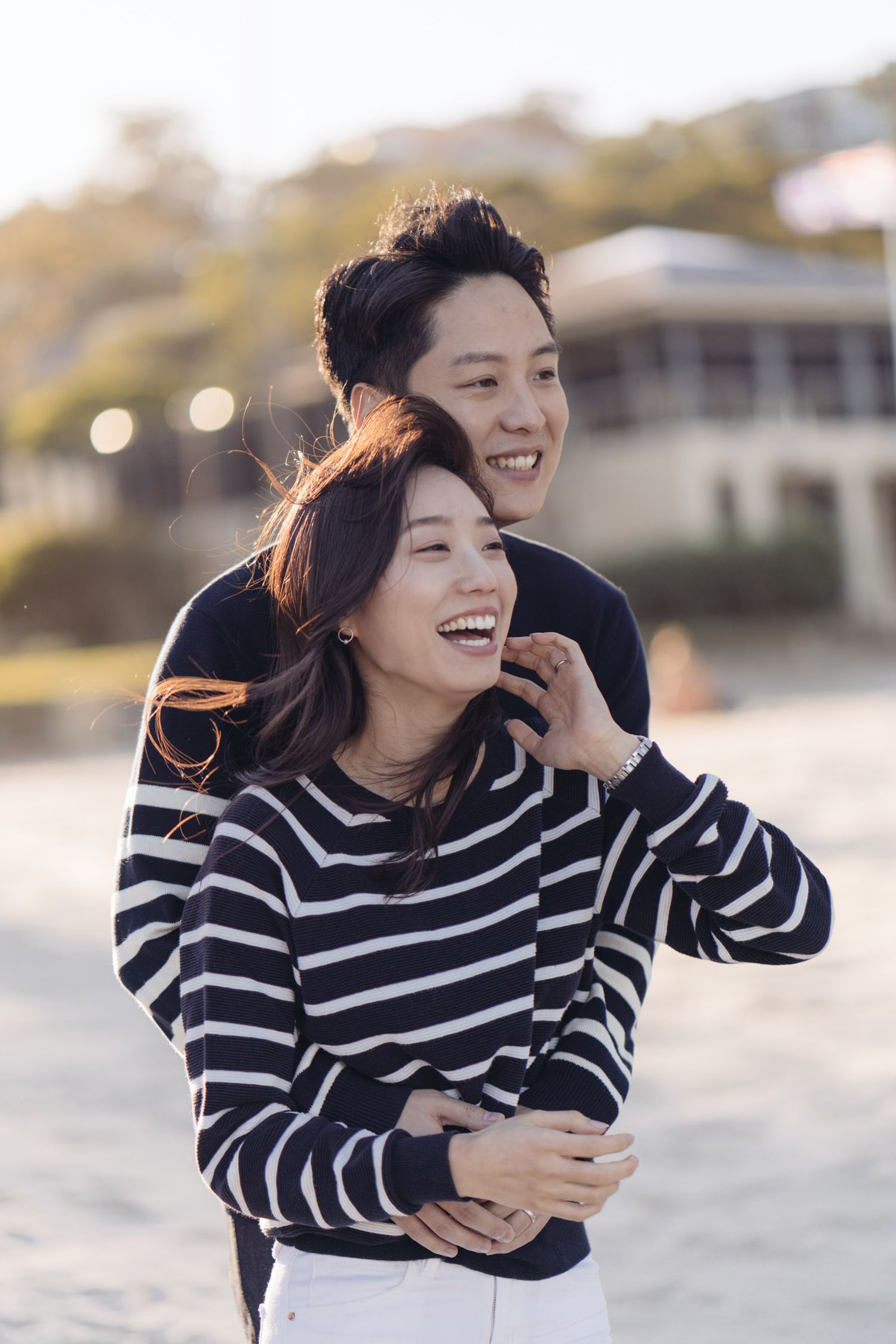 Belmoral beach engagement capture by About Life Photography