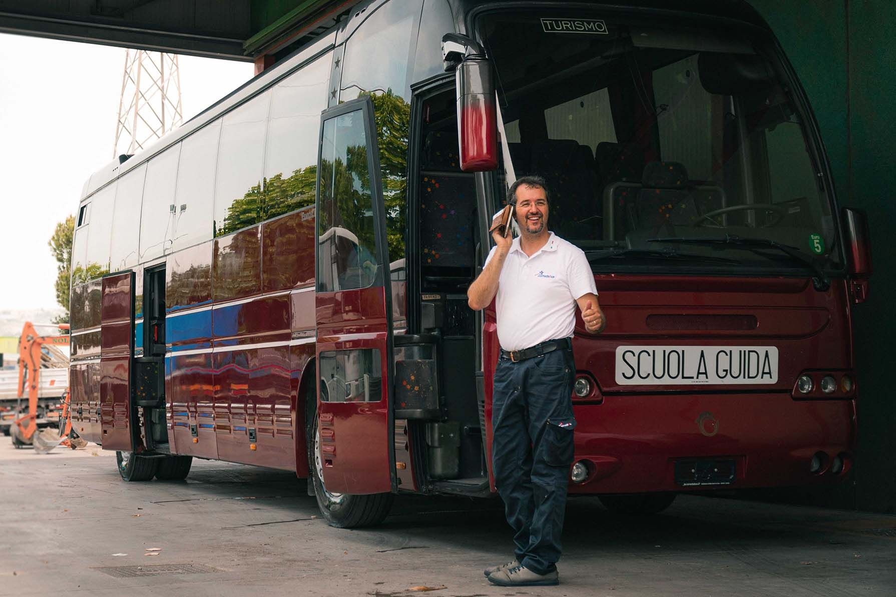 Gianmichele Egidi - Titolare Cometabus in chiamata, shooting