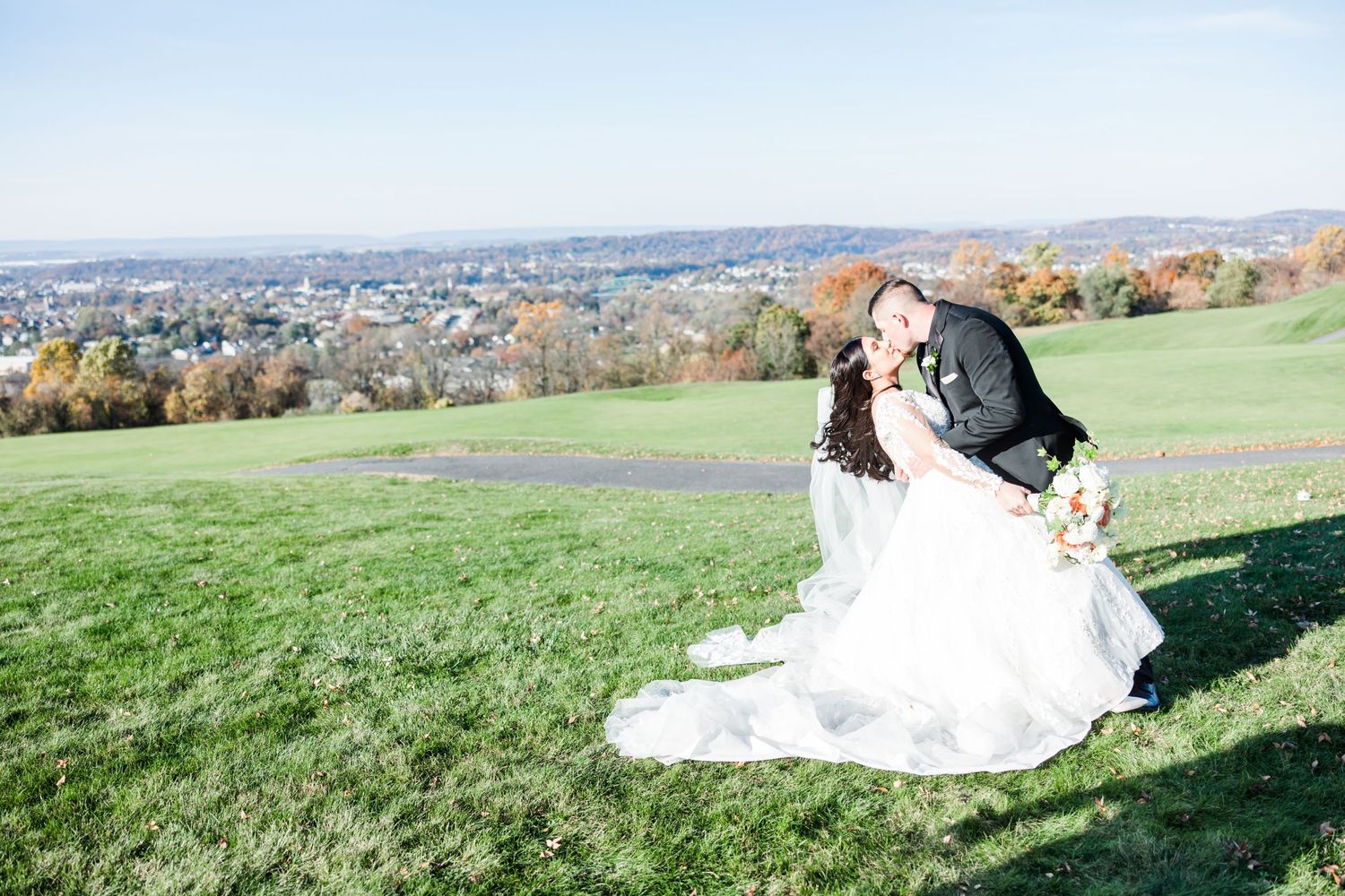 Lehigh Valley Wedding Photographer at The View at Morgan Hill Fall Wedding