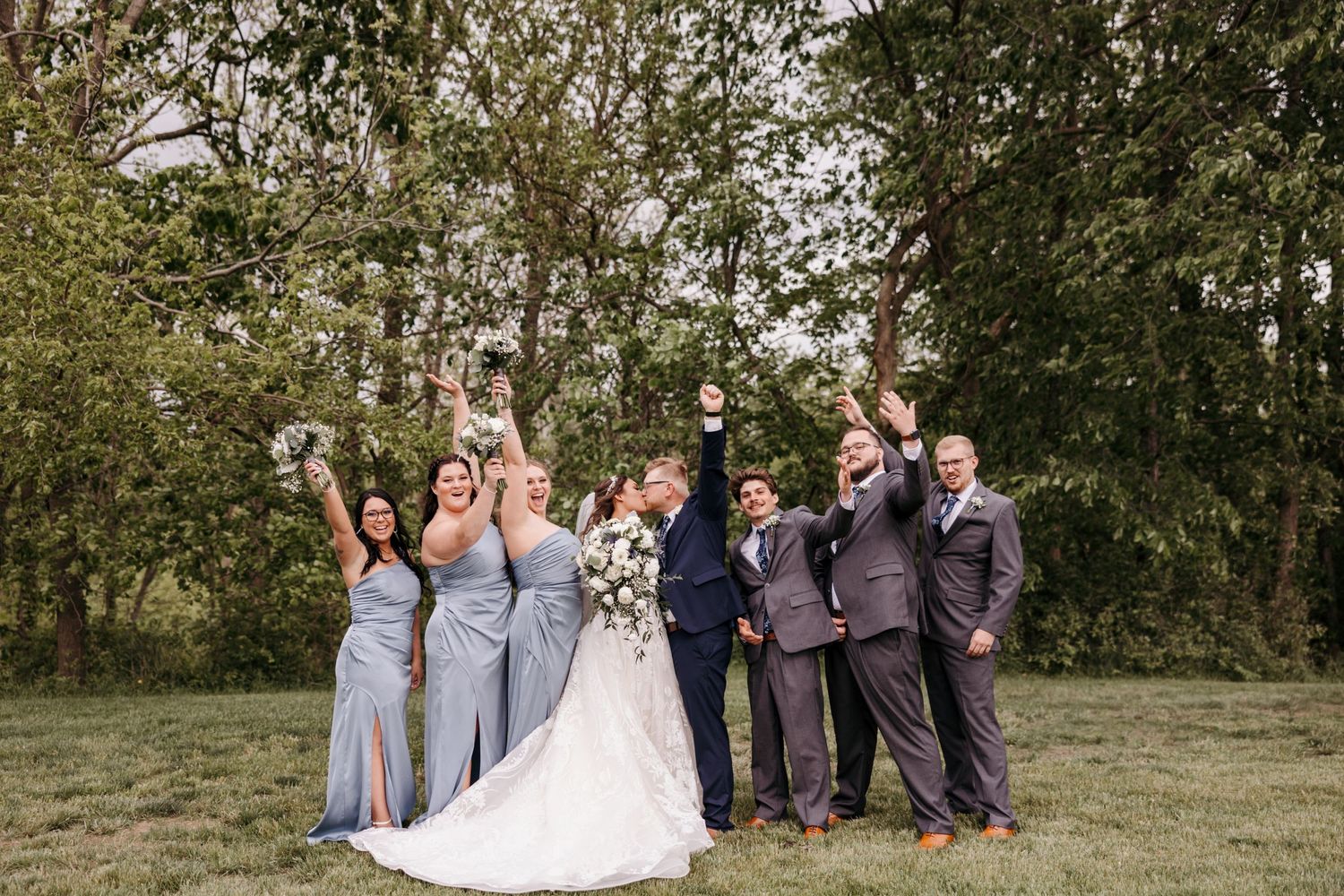 Ohio Wedding, Ohio Photographer, Wedding Photographer, The Palm Tree Barn, Bridal Party Photos