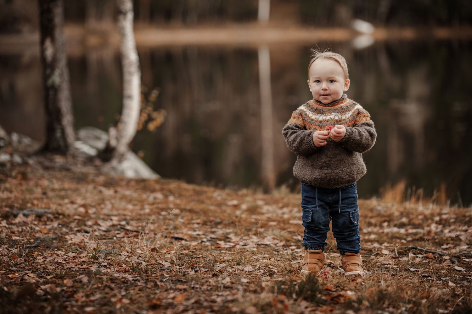 utefotografering av barn