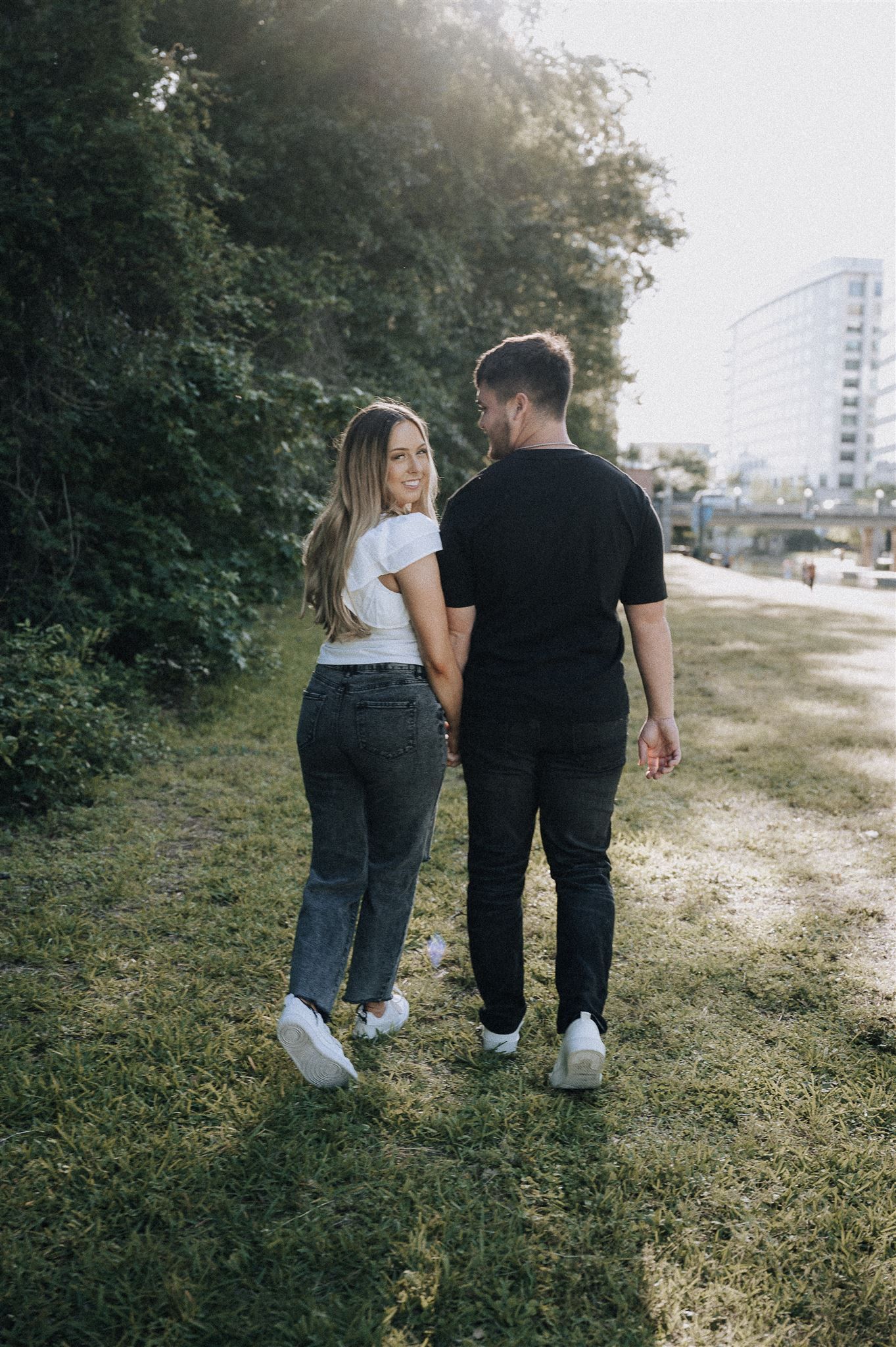 engagement photography session in The Woodlands, Tx