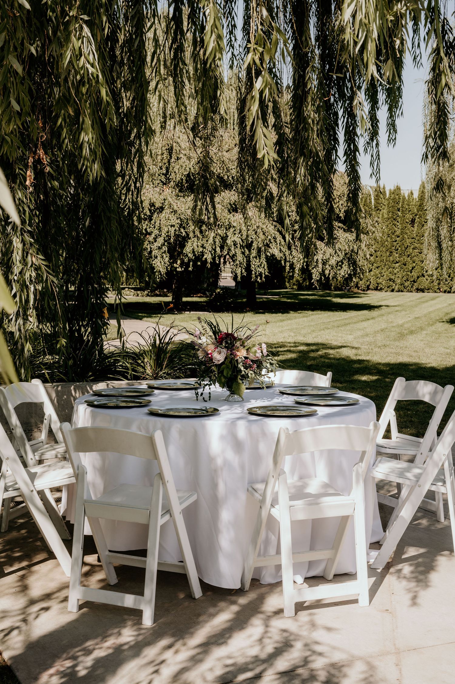 summer wedding table decor
