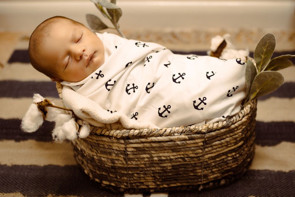 Styled newborn photoshoot, baby boy, newborn boy