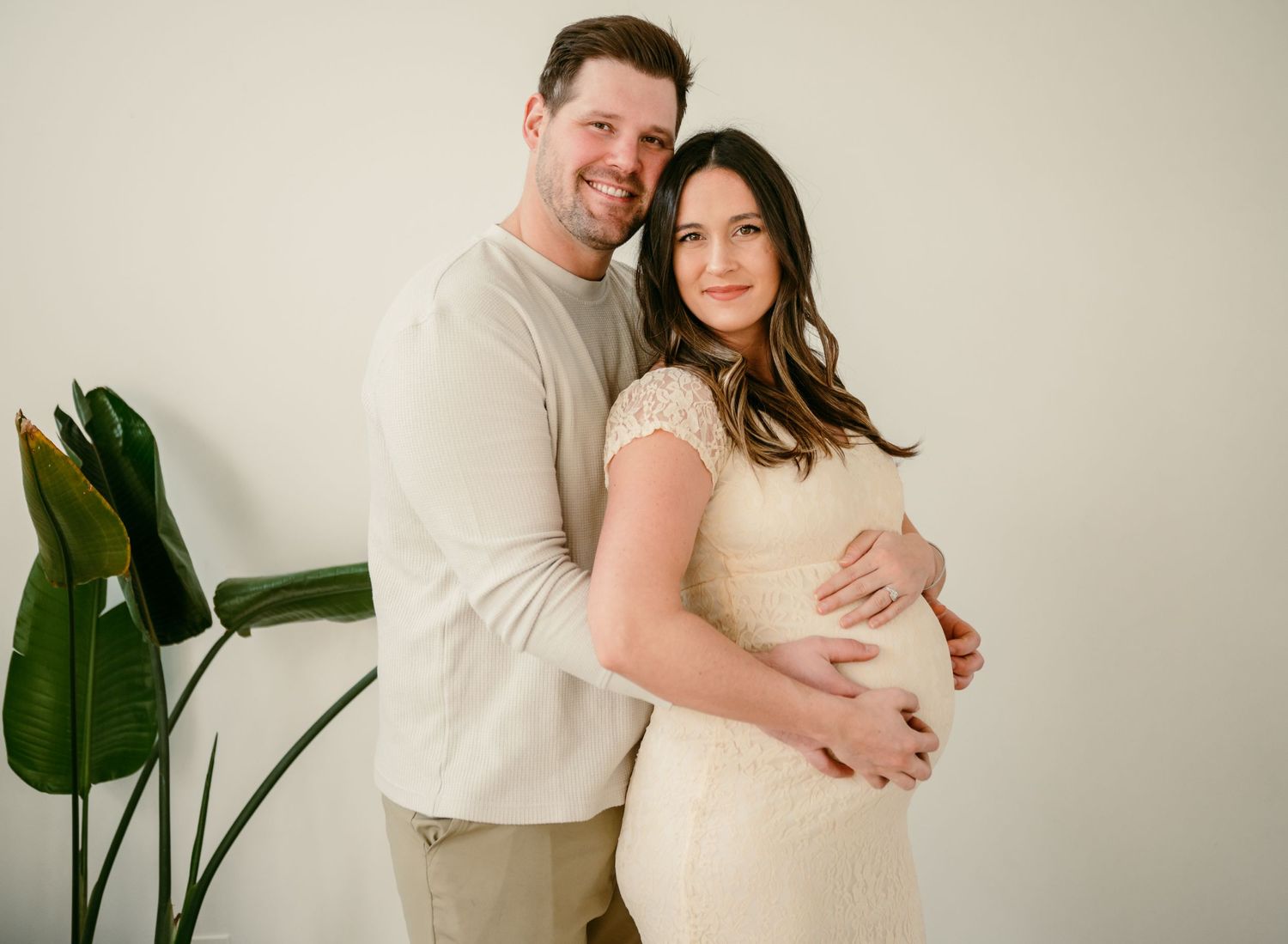 Maternity session at Humble and Pine Studios in Ohio