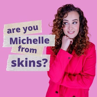 Are you Michelle from Skins Podcast with April Pearson front cover for Spotify
