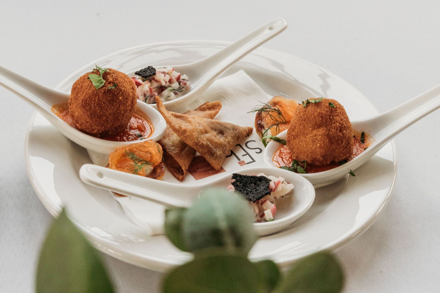 Best Montreal wedding caterer delicious food close up photo