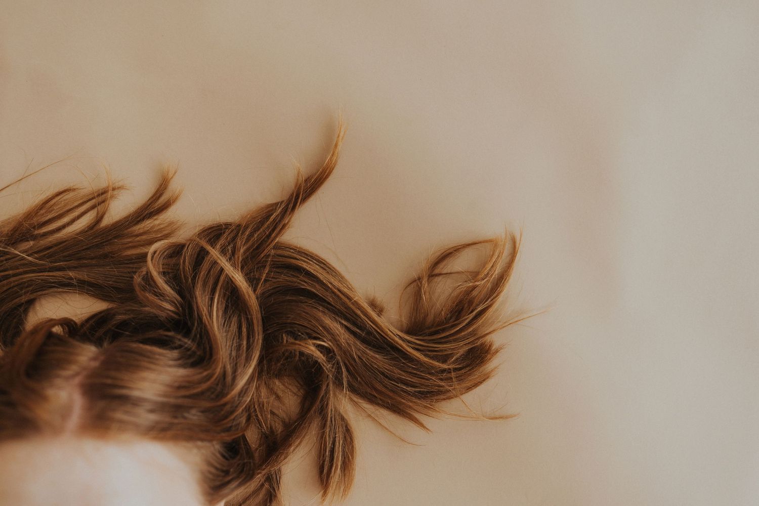 Detail of red hair