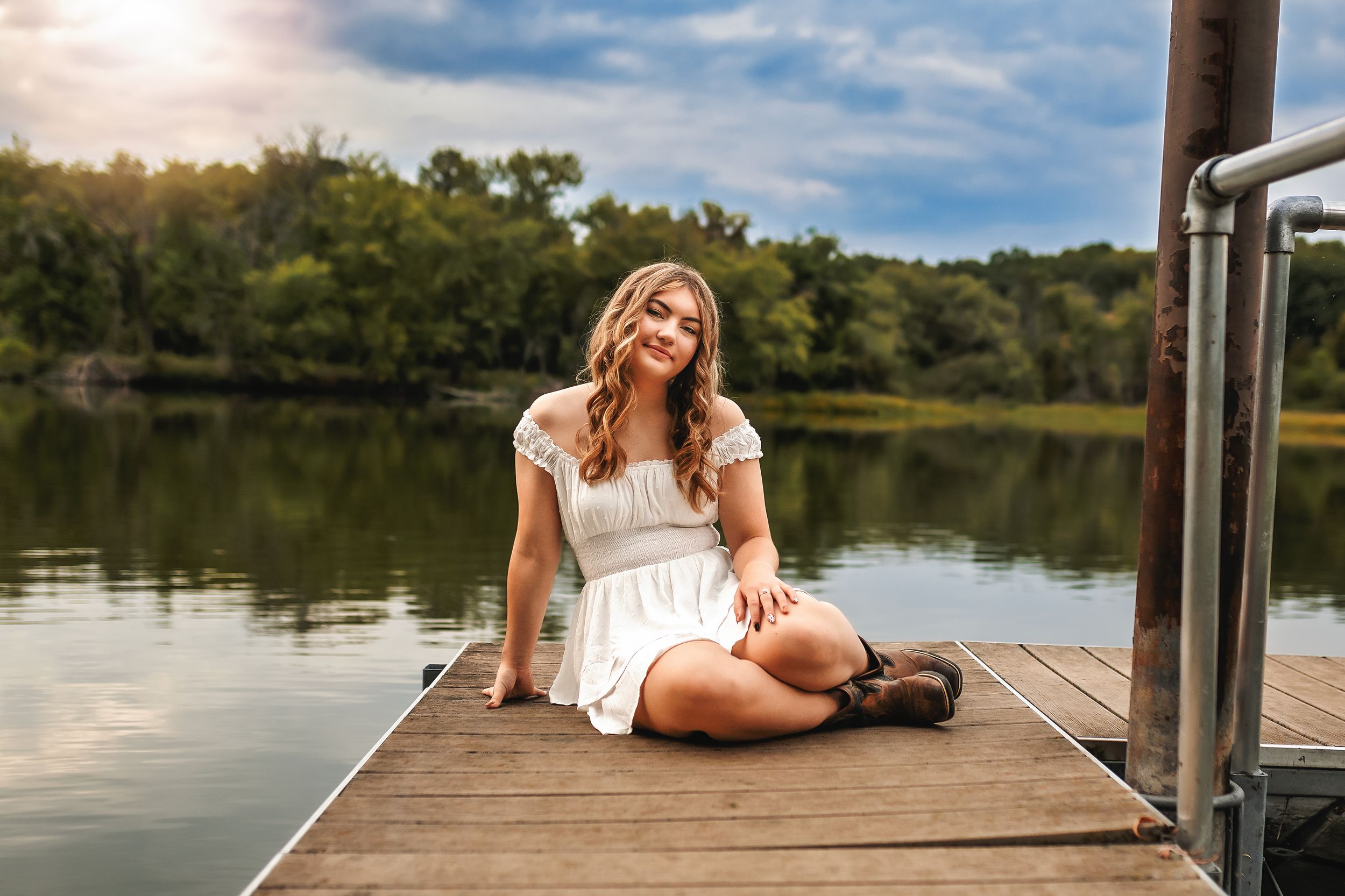 A beautiful lakeside setting with a wooden dock and serene water reflecting the sunny sky.
Janesville, WI
Brodhead, WI