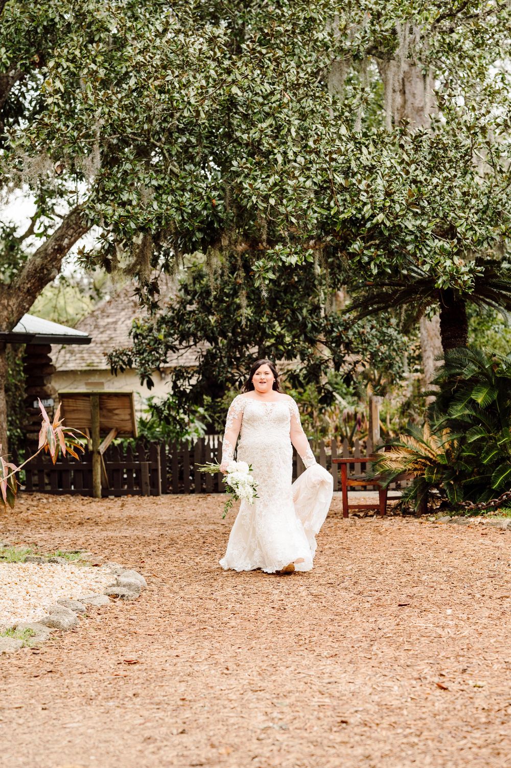 Fountain of Youth and Flagler College wedding in St. Augustine, Florida.
