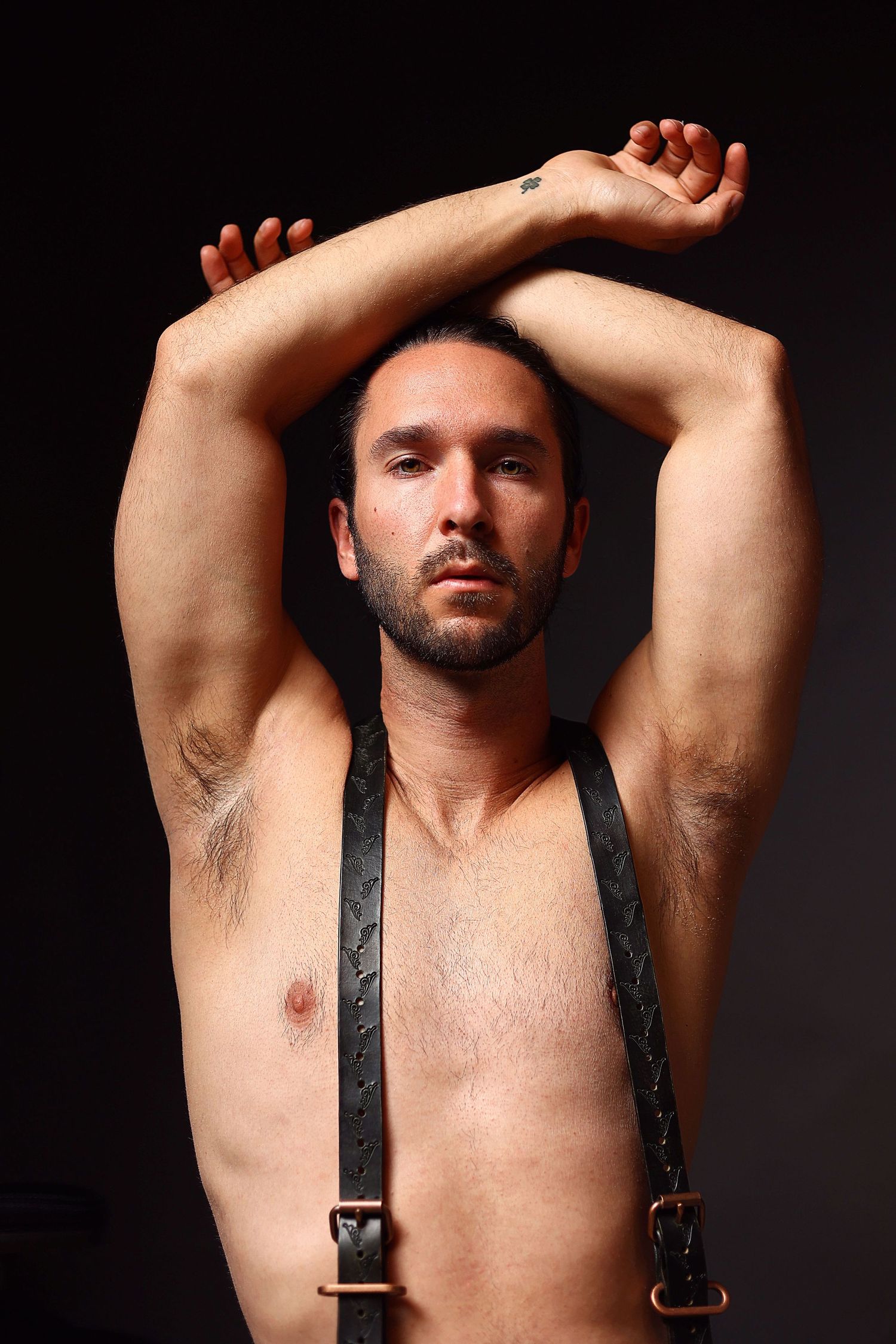 self portrait male boudoir photography session utah