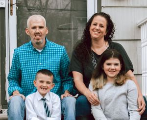 Family Session Front Porch