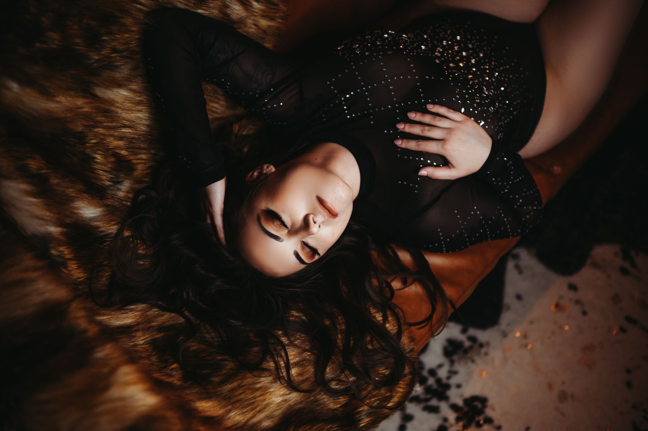 Exclusive boudoir photography offer in Indiana celebrating self-love and empowerment.