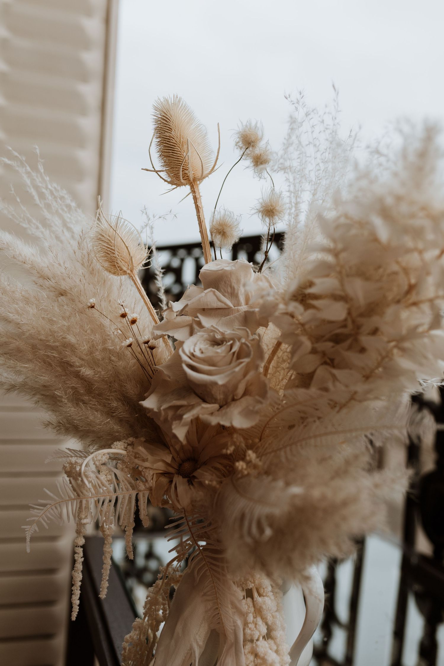 Dried luxury bouquet from Wilde Posies in Paris