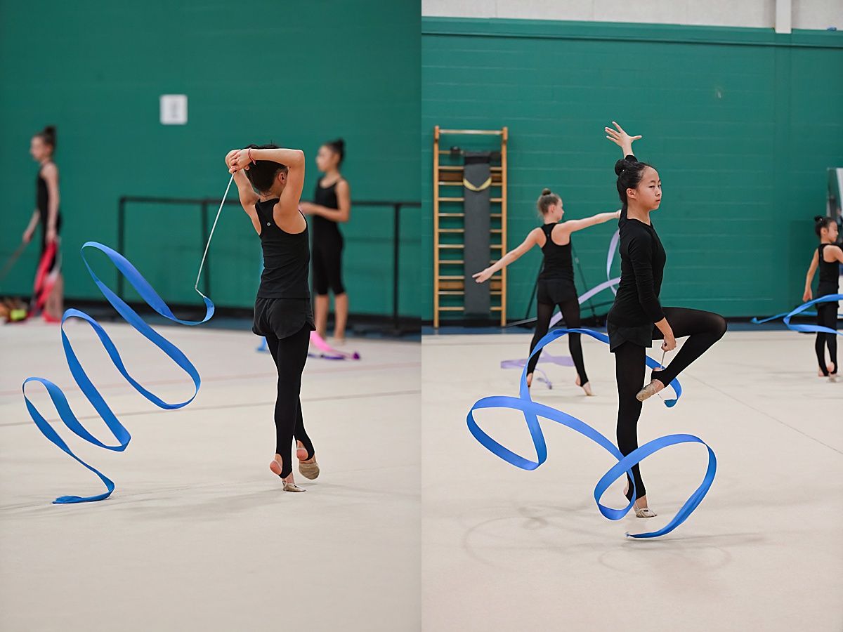 Rhythmic ribbon pattern