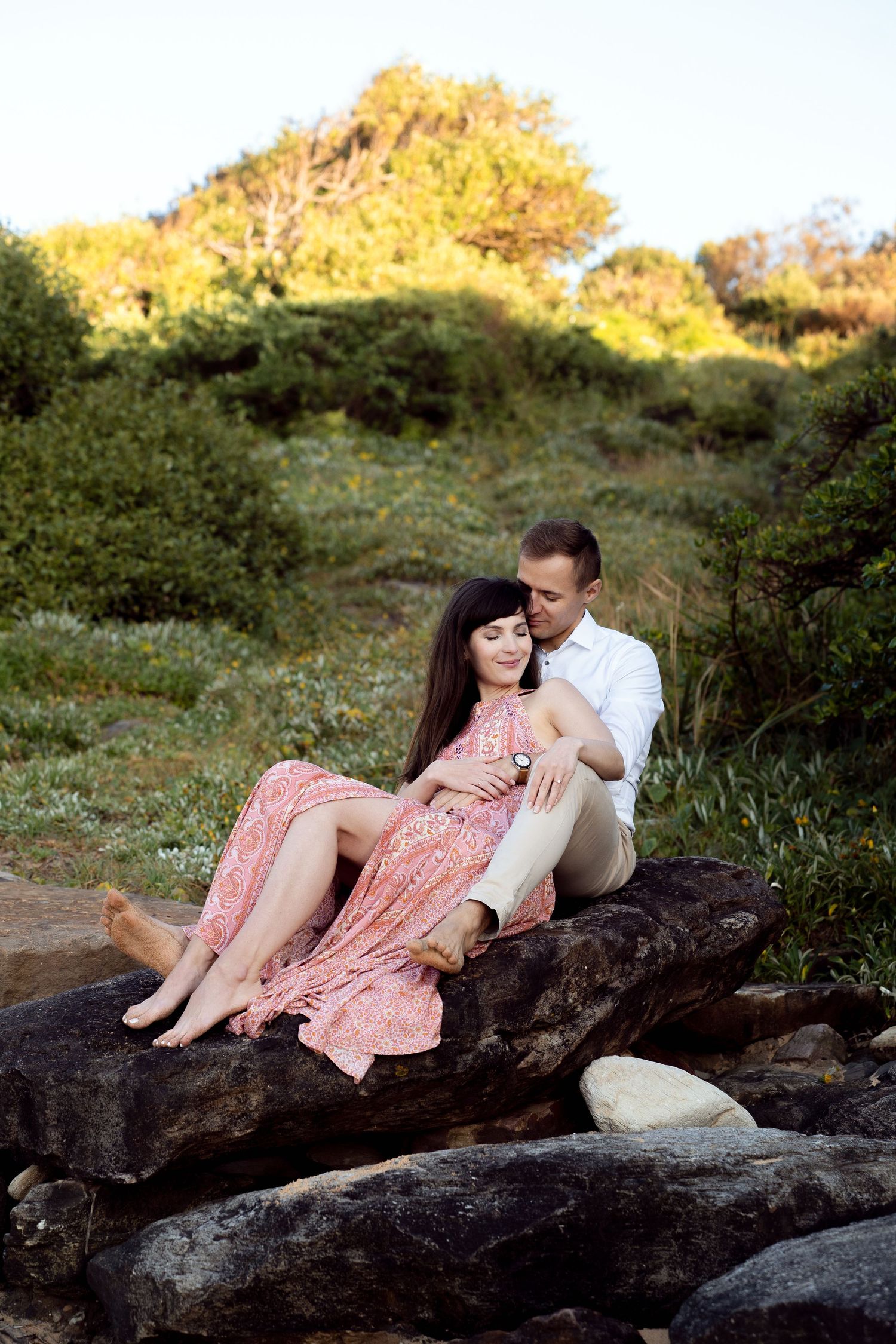 northern beaches engagement photoshoot