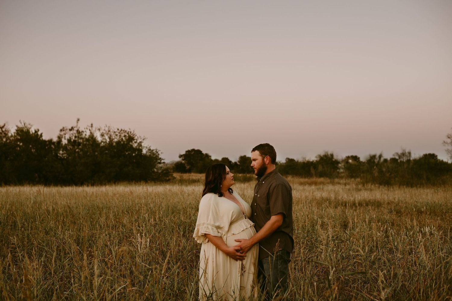 Katy Montoya Photography - Kenedy, Texas Photographer - Maternity Couple in Seguin, Texas