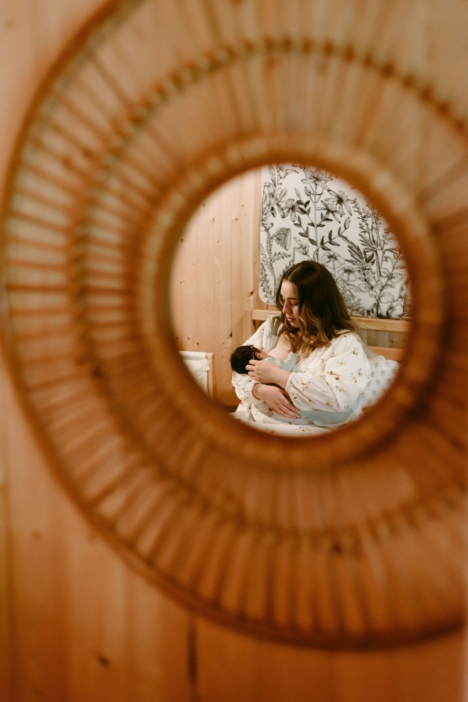 Katy Montoya Photography - Kenedy, Texas Photographer - Newborn with Mother in home in San Antonio, Texas