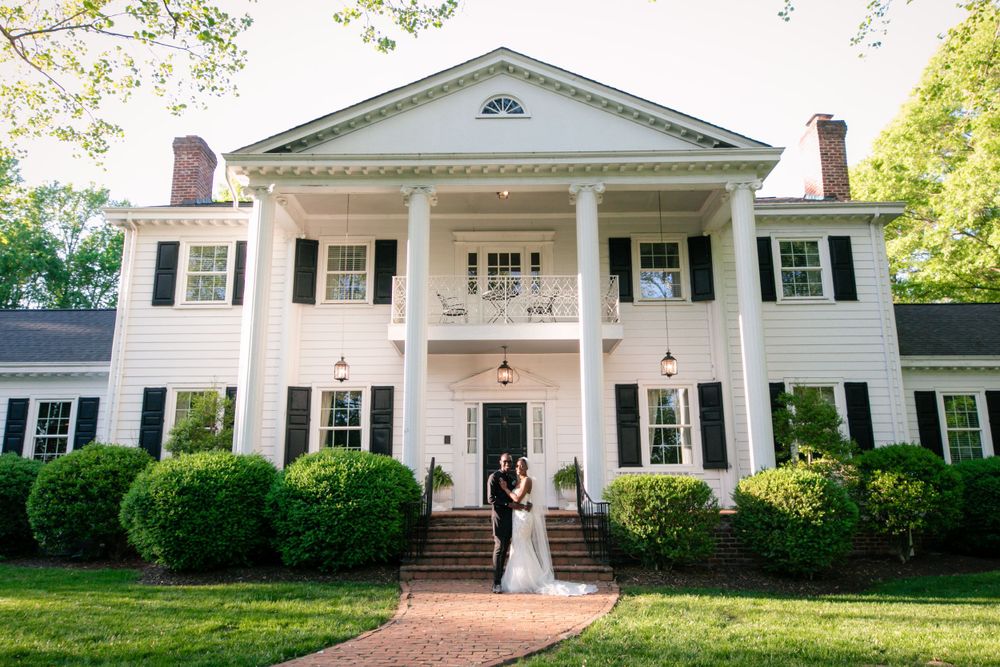 African-American couple recently married in Glen Allen, Virginia.