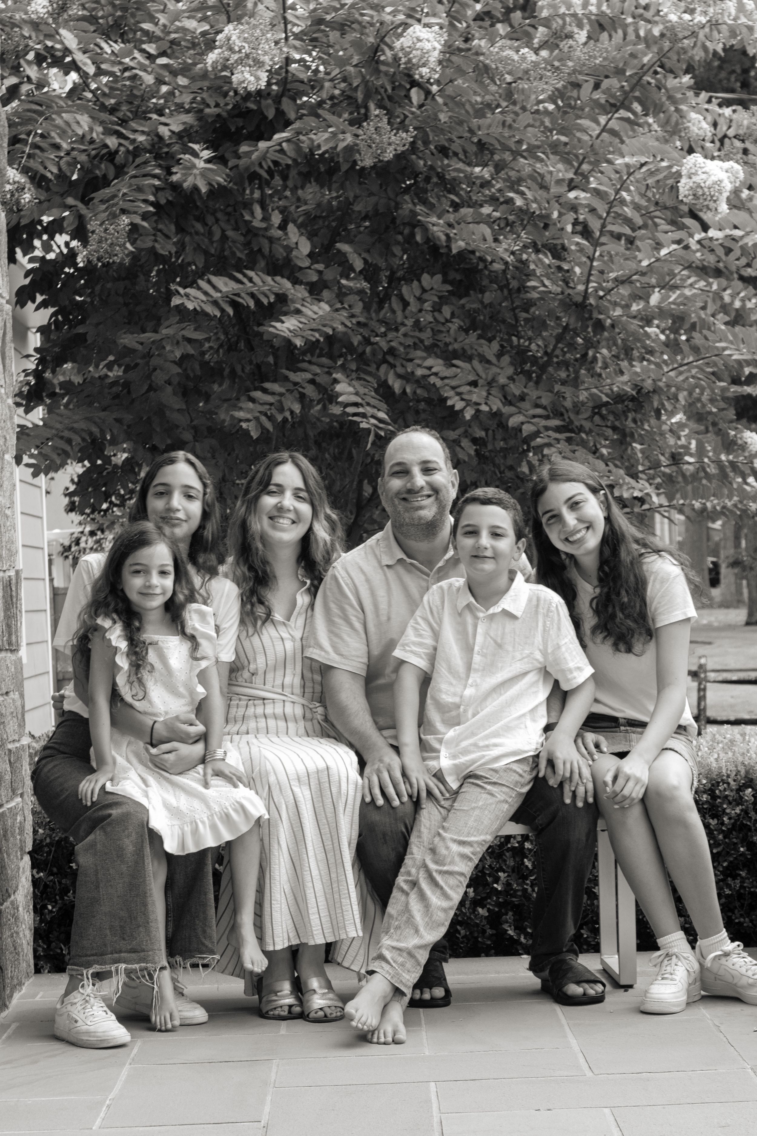 Family portrait in Deal, NJ.