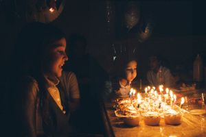 Birthday candles aesthetic vibe captured by Michelle Baum Photography
