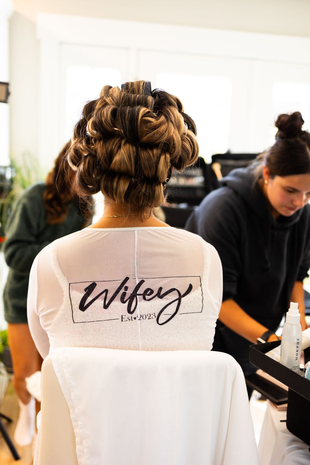 bride getting ready