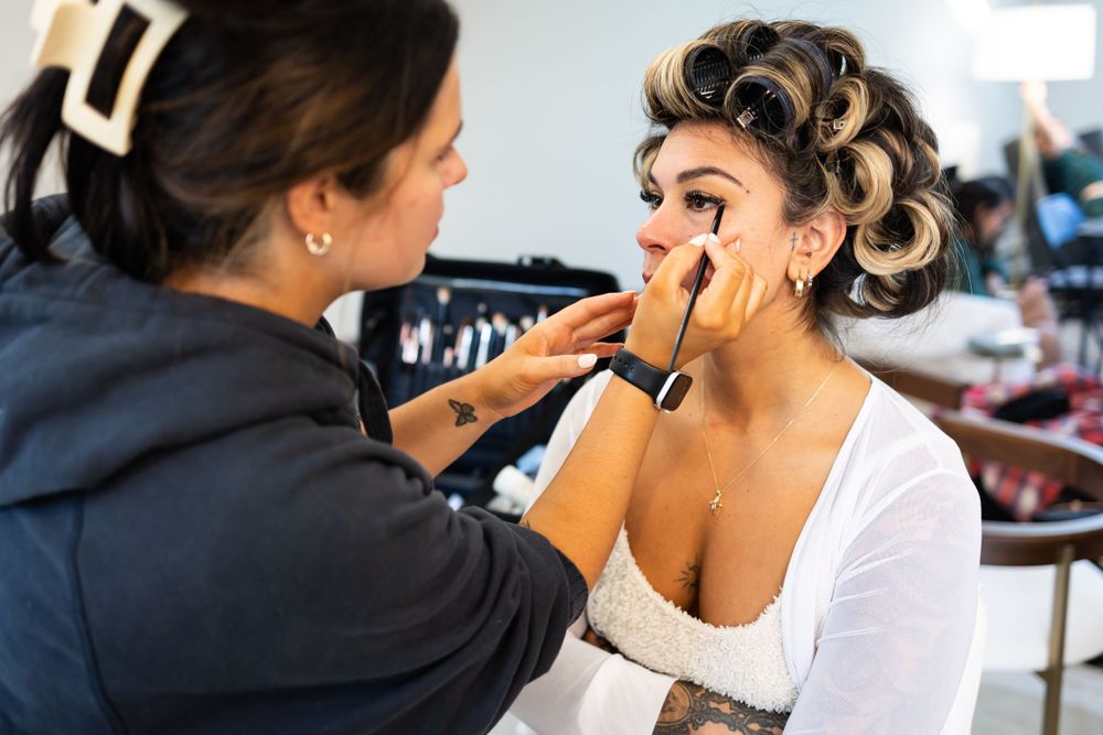 bride getting ready