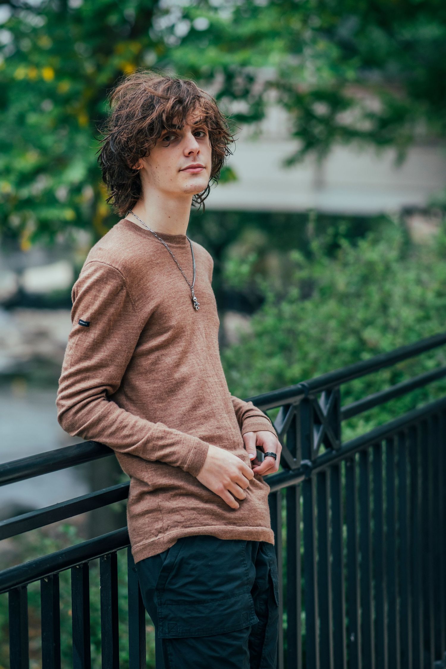 Aurora riverwalk urban explorer senior mood photo